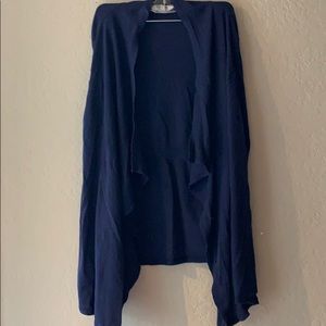 Old Navy Blue Waffle Cardigan